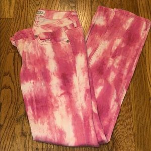 Aeropostale Tie-Dye Pink Ultra Skinny Jean